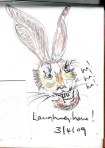 laughing hare