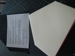 colophon and folded board game