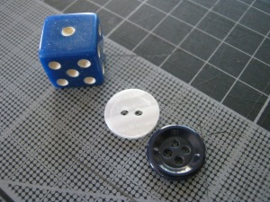 dice and counters